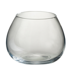 J-Line vaas Fie - glas - transparant - small - Ø 19 cm