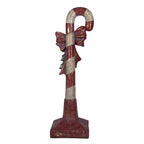 Kerstdecoratie Beeld Zuurstok 35x23x100 cm Rood Kunststof