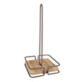 Keukenrolhouder 15x15x32 cm Bruin IJzer Rollenhouder