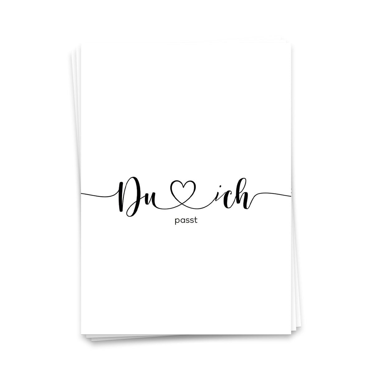 Jij, ik, past - ansichtkaart 10 set
