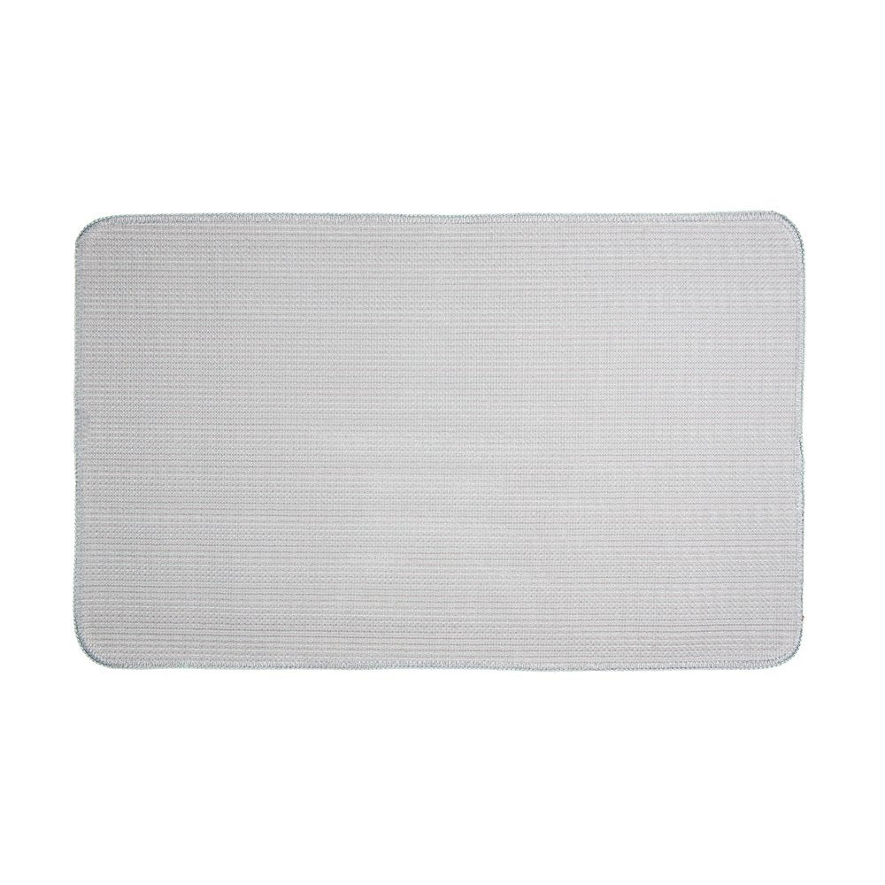 Badmat 78x48x1 cm Blauw Polyester Ster