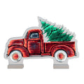 Kerst Infinity Spiegel Lamp Auto 40x5x28 cm Rood Kunststof