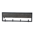 Wall coat coaty metal with velvet or leather look - Stone, 60 cm