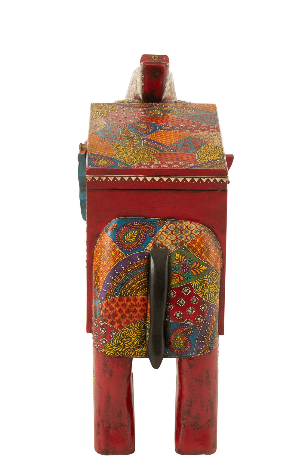 J-Line Koffer Olifant Delhi Mango Hout Mix
