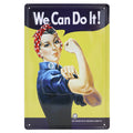 Wij kunnen het Retro Wandbord 30x20