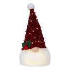 Kerstdecoratie met LED-verlichting Kabouter 10x10x25 cm Rood Synthetisch