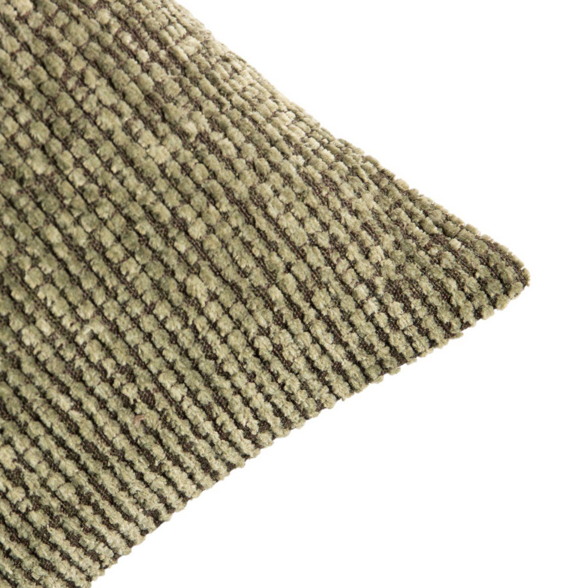 Kussen Duchess rib groen 45x45cm