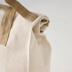 Tas | Lunchknop van canvasjute