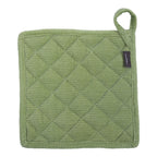 Corduroy pannenlap groen 20x20cm