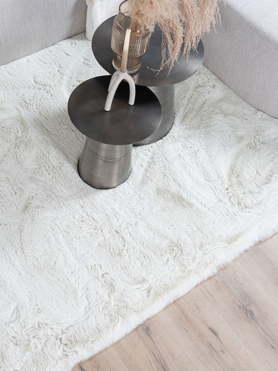 Vloerkleed Morbido Beige 160 x 230 cm