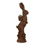 Decoratie Beeld Konijn 91 cm Bruin Keramisch materiaal
