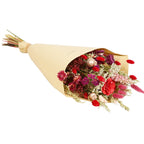 Gedroogde bloemen - Field Bouquet - Red Allure
