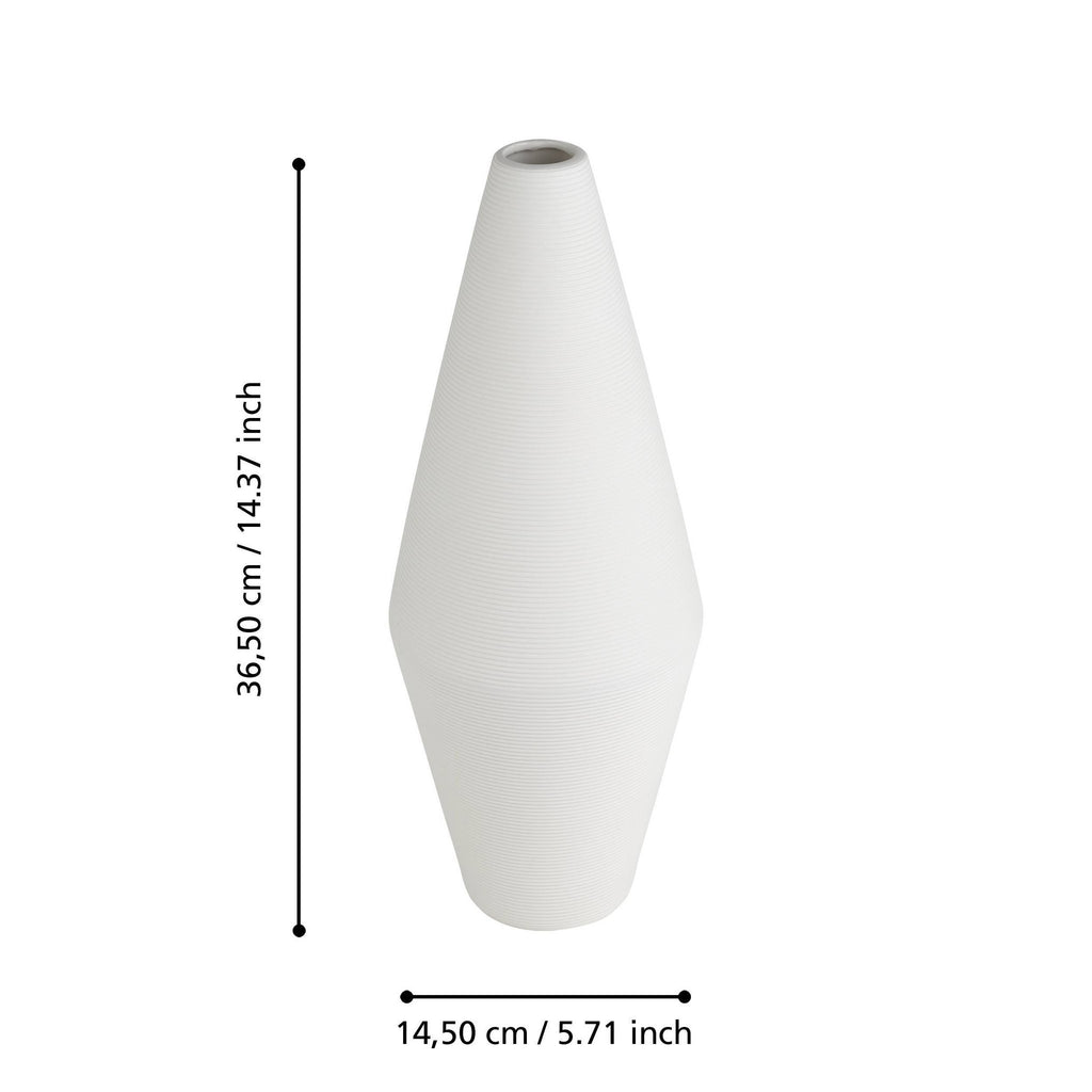 Vaas Mitane Wit 14,5x36,5cm