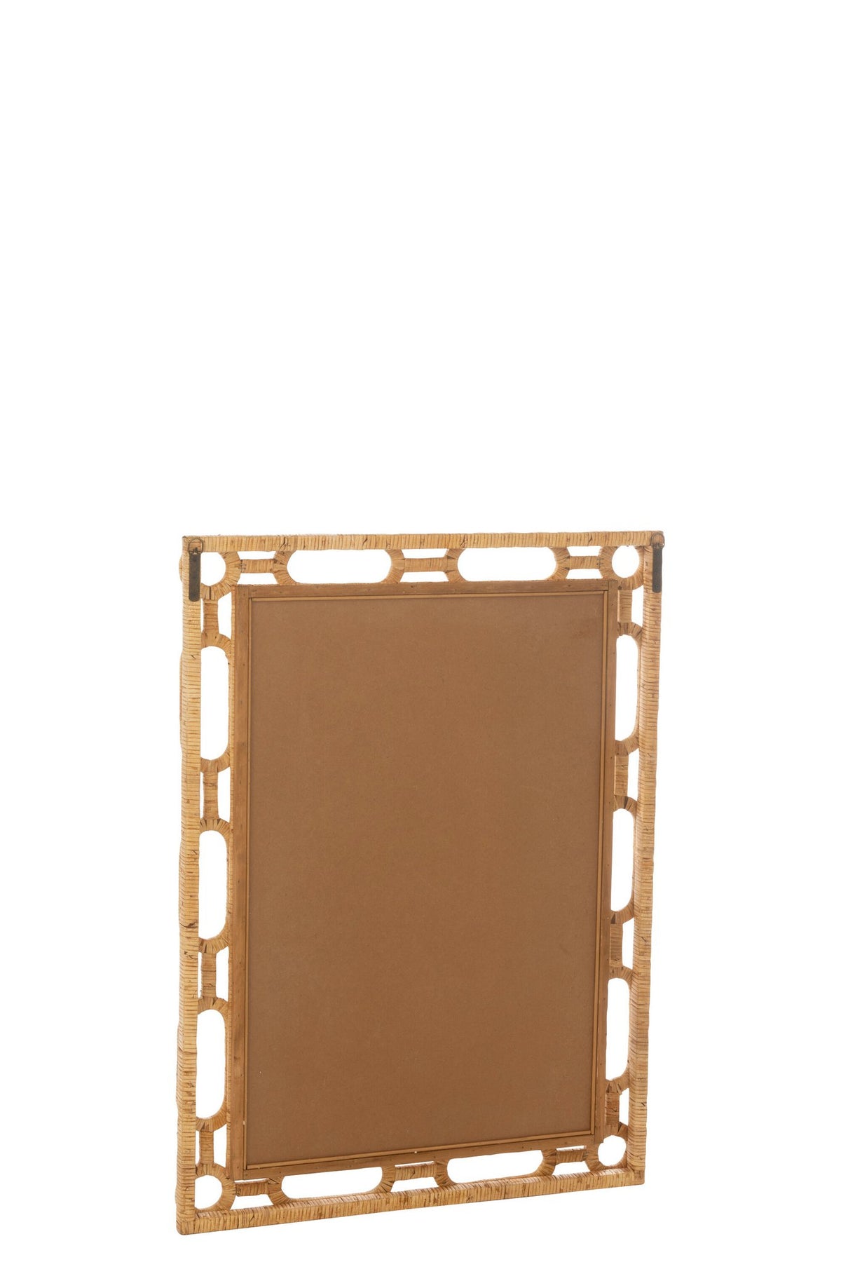 J-Line spiegel Ring - hout - naturel - S