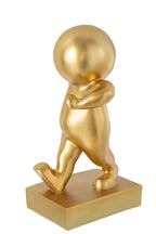 J-Line decoratie Marcel Wandelend - polyresin - goud