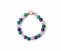 Kinder armband (16 cm) 6 mm met hartje