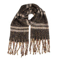 Wintersjaal Dames 50x210 cm Grijs Textiel