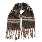 Wintersjaal Dames 50x210 cm Grijs Textiel