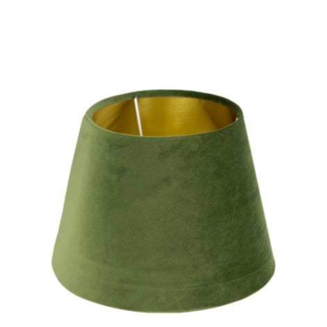 Lampenkap fluweel appel groen dia 25cm