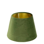 Lampenkap fluweel appel groen dia 25cm