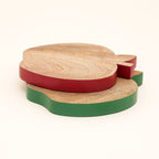 Appel-mangohouten serveerplank Green Edge Kaasbakje
