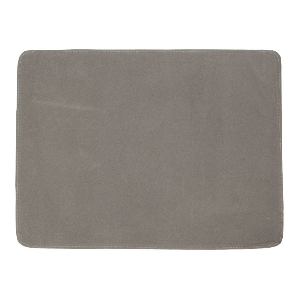 Placemat koehuid rechthoek grijs 30x40cm