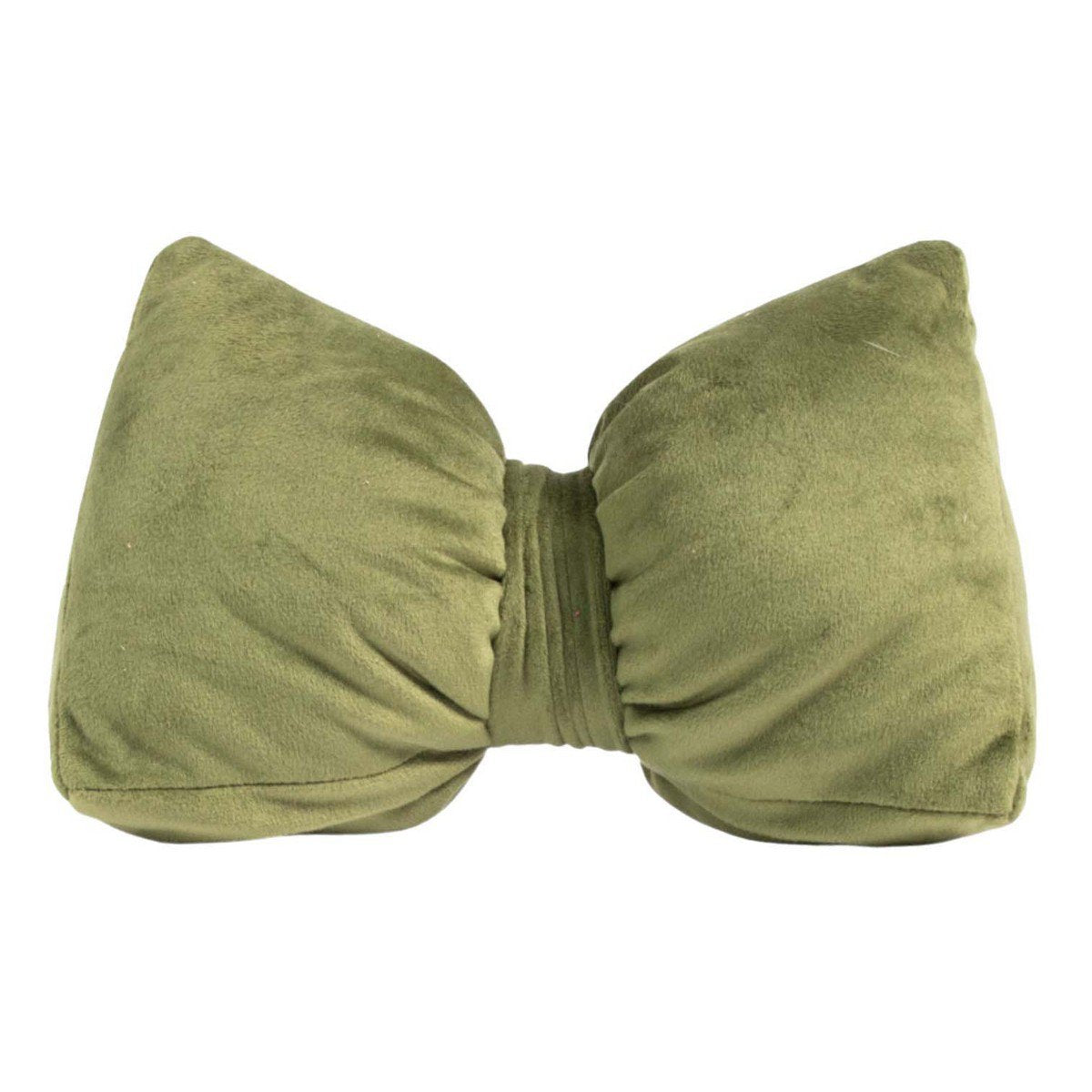 Strik Deurstopper fluweel appeltjes groen 16cm