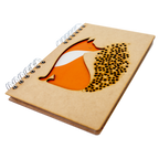 Duurzaam Houten Notitieboek – Komoni – Andy Westface – Fox – Little Fire – Vos – Gerecycled papier – Navulbaar