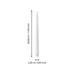 LED Kaars Kavieng Wit 28x2cm