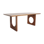 Bullnose Chamfered mangohouten eettafel mix