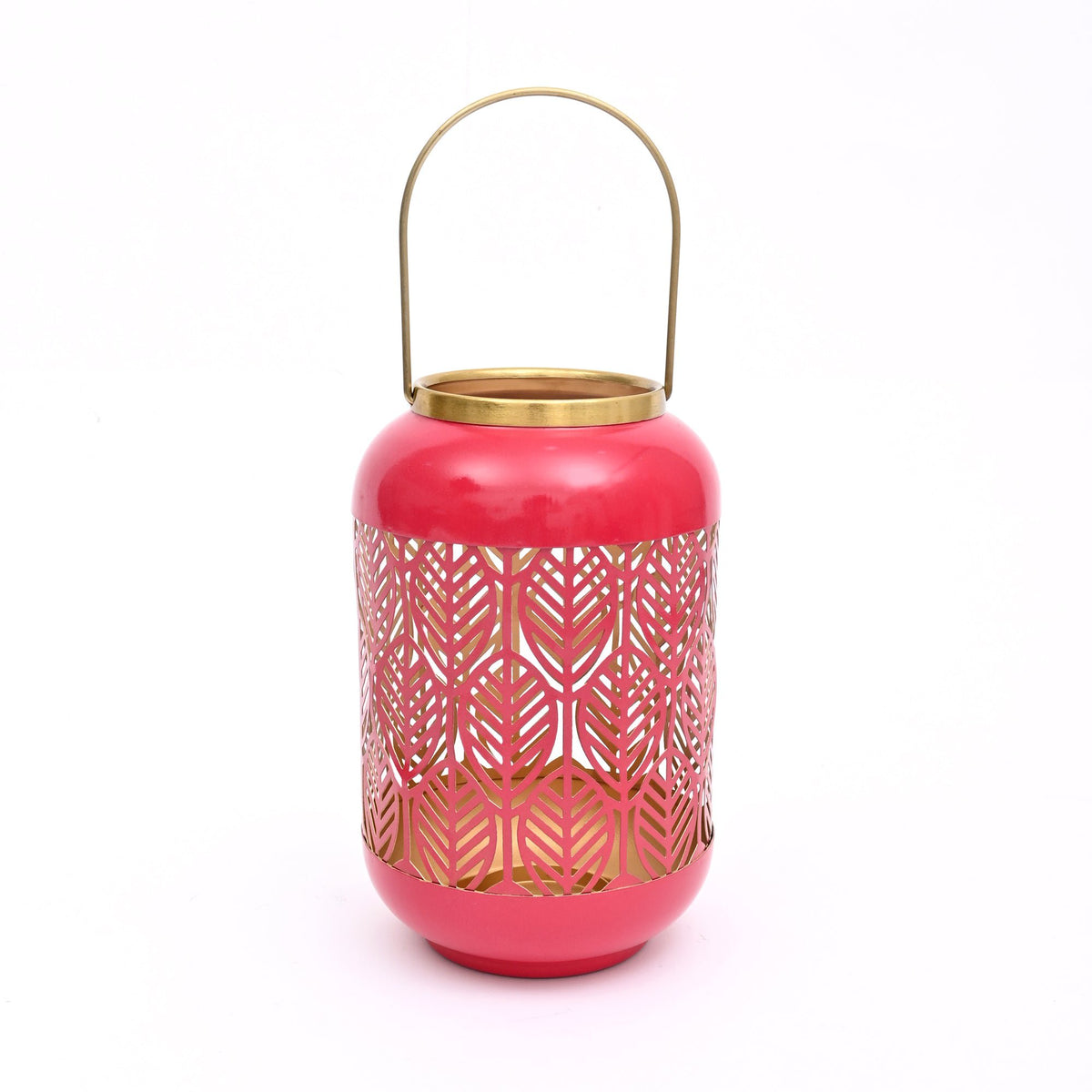 Ronde ijzeren lantaarn - Scroll Work Design - Tafelblad en hangend decor