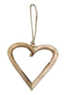 Hart mangohout 32x27cm naturel