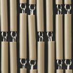 Vliegengordijn Verspringend taupe 90x210 cm