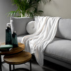Dutch Decor Harvey - Plaid 150x200 cm - Sneeuwwitje - gebroken wit