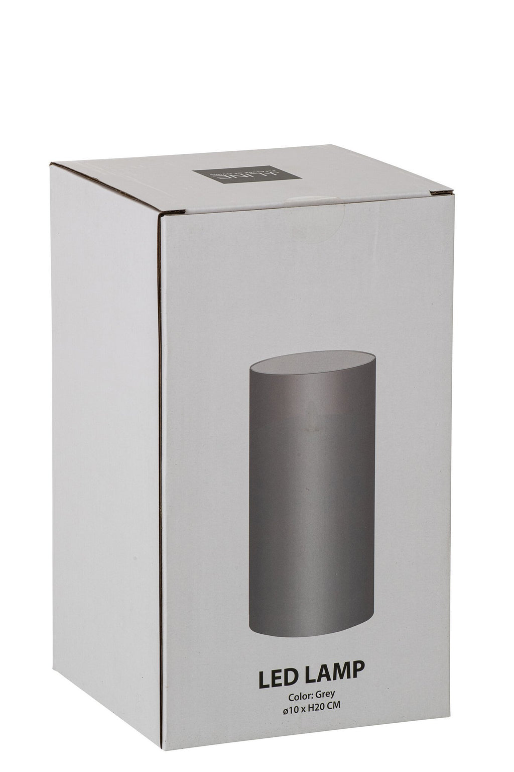 J-Line lamp Blinkend - glas - grijs - medium - LED lichtjes