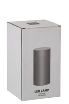 J-Line lamp Blinkend - glas - grijs - medium - LED lichtjes