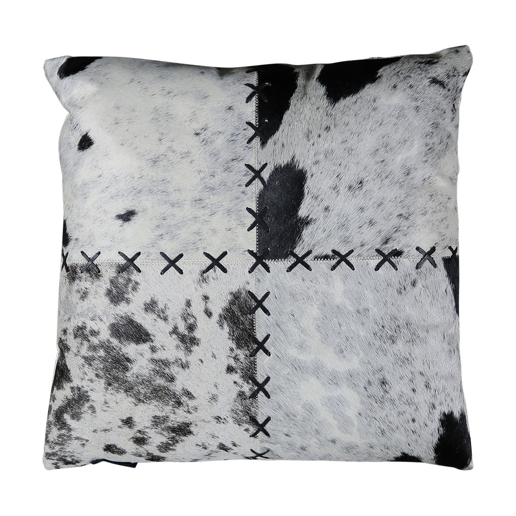 Kussen dekensteek koe zwart 45x45cm