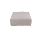J-Line Hoes Voor Poef Monaco Linnen Marshmallow Wit