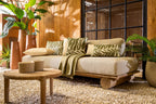 Dutch Decor Eden - Outdoor Cushion 45x45 cm - Mayfly - Green