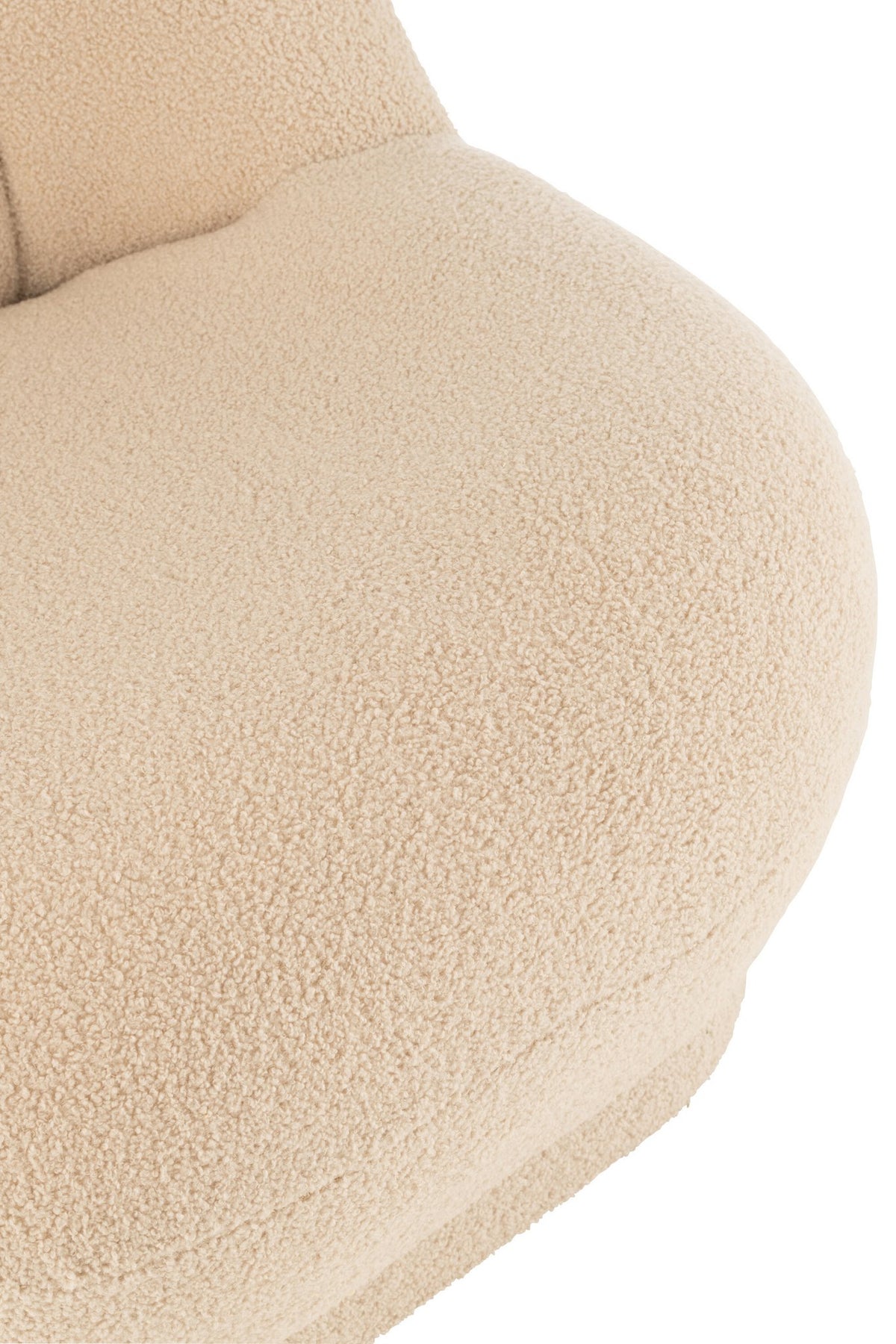 J-Line Zetel Teddy Bouclé Warm Beige