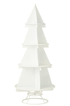 J-Line decoratie rek X'mas Tree - metaal - wit - L