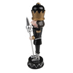 Kerstdecoratie Notenkraker 17 cm Zwart Kunststof