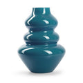 Eco vaas 'fudge' petrol blauw glans h29 d22 cm