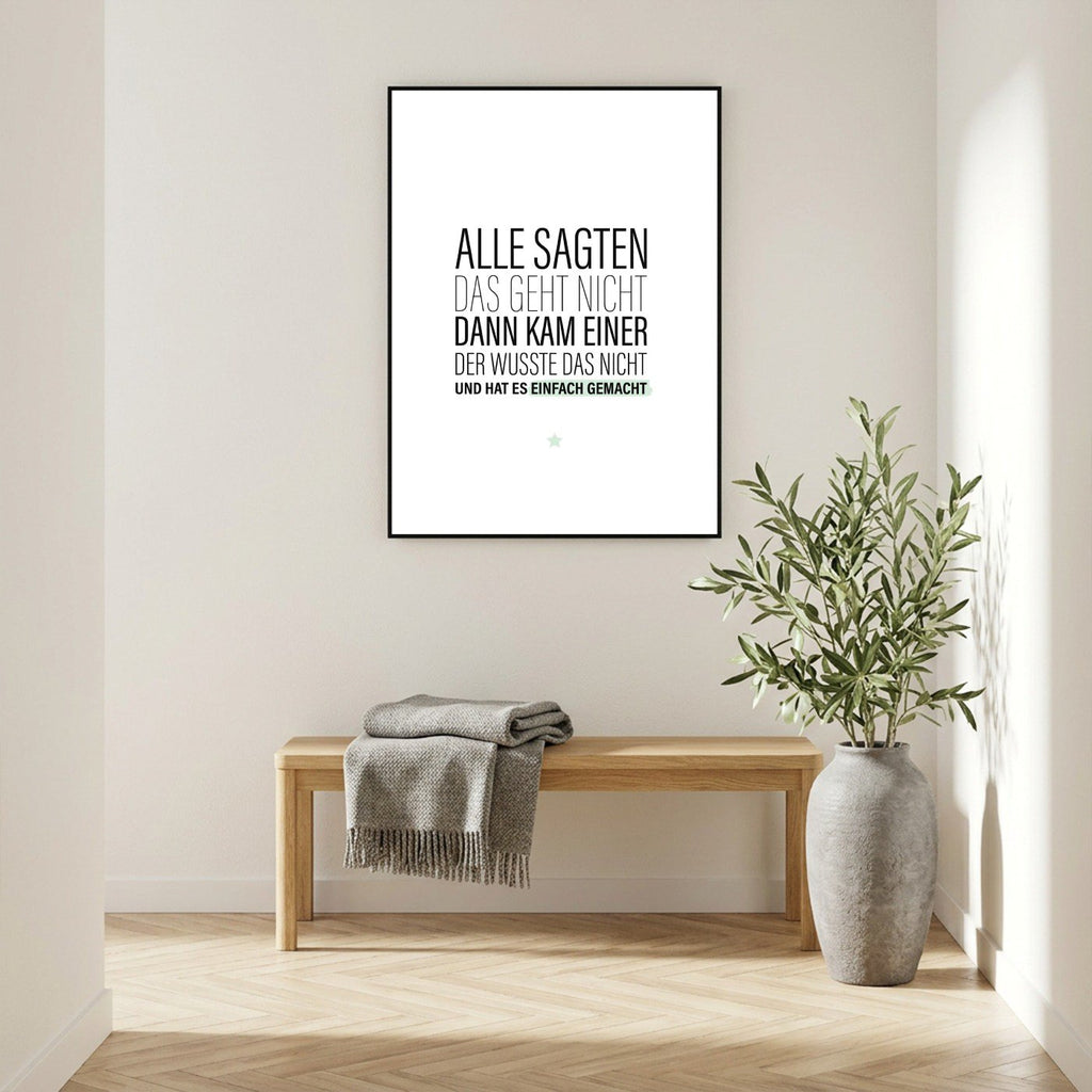 Iedereen zei dat dat niet werkt - poster 5 set