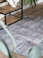Vloerkleed Yara Brown ø160 cm