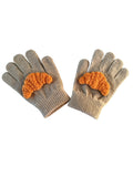 Kinderhandschoenen Croissant - Bruin