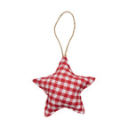 Hanger katoen ster rood 16cm