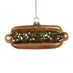 Kersthanger 13x4x6 cm Bruin Glas