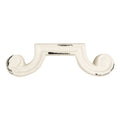 Handgreep 12x2x3 cm Wit Metaal