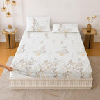 Laken | Puur katoen, elastisch getailleerd | 72x78 inch, 3-delig